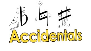 Accidentals the basics  Music Theory Crash Course [upl. by Tirrej]