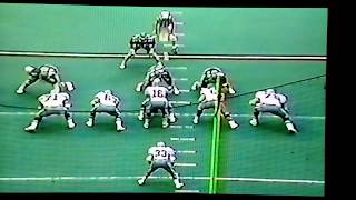 Herschel Walker 84yd TD pass from Pelluer vs Philadelphia 1986 [upl. by Hgielsa495]