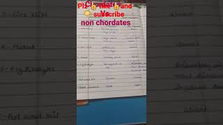 Difference between chordates and non chordate class 11  chordataVs nonchordata [upl. by Akirahs]