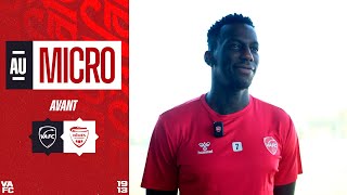 🎙️ Au micro avec Carnejy Antoine avant VAFC  Nîmes Olympique [upl. by Goldshlag]