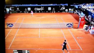 Nadal vs Fognini amazing matchpoint [upl. by Craig]