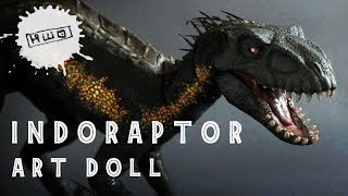 INDORAPTOR  Stop Motion PuppetArt Doll poseability and details [upl. by Stag743]