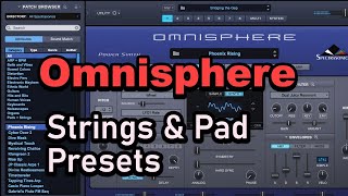 Omnisphere VST Full presets Strings amp Pad Spectrasonics Omnisphere Latest version Strings amp Pad [upl. by Ginevra]