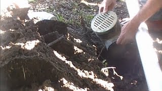 How To Drain Low Spot in Yard Do It Yourself for Homeowners Better than French Drain [upl. by Eenor]