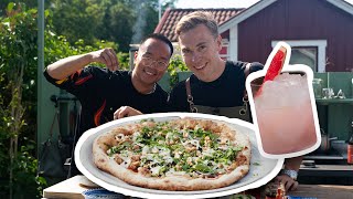 PIZZA OCH DRINKAR MED JIMMY GUO [upl. by Esined]