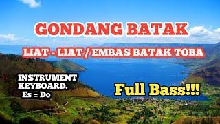 GONDANG BATAK LIAT  LIAT  EMBAS BATAK TOBA  INSTRUMENT KEYBOARD  Es  Do [upl. by Rebbecca514]