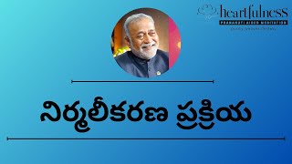 Heartfulness Cleaning in Telugu  హార్ట్‌ఫుల్‌నెస్ నిర్మలీకరణ  Heartfulness Telugu daaji [upl. by Jolda]