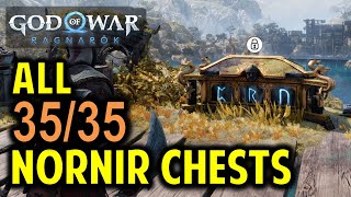 All 35 Nornir Chests  God of War Ragnarok [upl. by Virginie663]