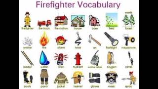 Firefighter vocabularies in English language  improve your language [upl. by Ahsya]