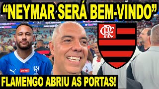 FLAMENGO ABRE AS PORTAS PARA NEYMAR “ELE SEMPRE SERÁ BEMVINDO COMEMORAÇÃO DO TÍTULO DO FLAMENGO [upl. by Geirk]