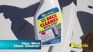 Clean Your Boat with Star Brite Non Skid Deck Cleaner [upl. by Bender]