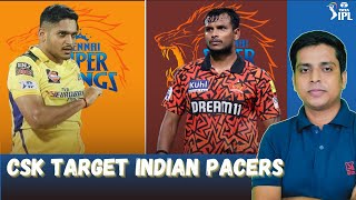 CSK Target Indian Fast Bowlers In Auction CSK Auction Strategy 2025  IPL 2025 New Updates [upl. by Wickman]