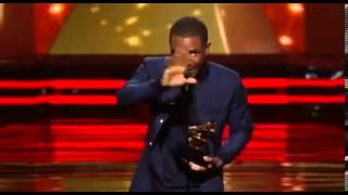 Adele watches on as Chris Brown snubs Frank Oceans Grammy win [upl. by Sera]