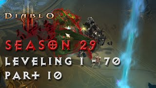 Diablo 3  Season 29 Leveling 1  70 Part 1015 Act 4 Bounties [upl. by Laerdna]