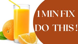 BITTER Orange Juice Never Make it WITHOUT watching these TIPS [upl. by Ier266]