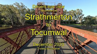 Drivers eye view Strathmerton to Tocumwal Dec 2023 [upl. by Arabela]