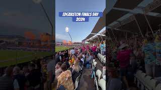 Edgbaston finals day Cricket 2024 cricket fun edgbaston crowd [upl. by Ayrad]