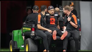 BC Lions linebacker Josh Woods suffers seasonending knee injury [upl. by Justinn]