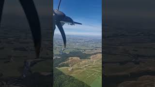 Beautiful approach into Palmerston North over the Tararua Ranges in an Air New Zealand ATR 72600 [upl. by Ailiec]