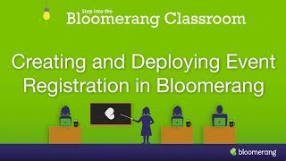 Creating and Deploying Event Registration in Bloomerang [upl. by Vikki]