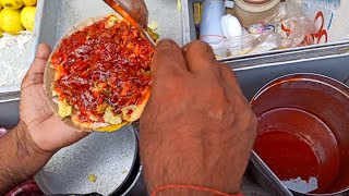 Kolkatas Famous Papri Chaat at New Market  Indian Street Food [upl. by Nnylylloh]