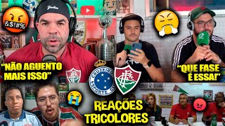 REAÇÕES dos TRICOLORES FURIOSOS com a DERROTA  CRUZEIRO 2X0 FLUMINENSE REACT BRASILEIRÃO 2024 [upl. by Kcirddehs]