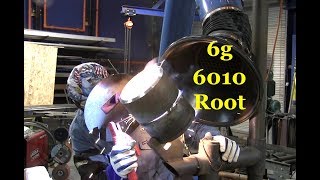 6g Weld Test 6010 Root [upl. by Noraa]