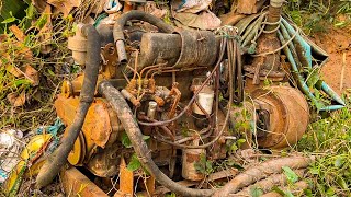 Completely Restored A Diesel Engine Water Pump That Had Been Neglected For Many Years [upl. by Gastineau]