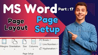 MS Word Page set up l margins orientation size columns breaks line numbers hyphenation [upl. by Torrance]