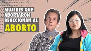 Mujeres que abortaron y después tuvieron hijos o van a tener reaccionan al aborto en Colombia [upl. by Nhguaval]