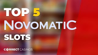 Best 5 Novomatic Games to try [upl. by Elata]