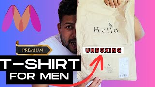 Myntra PREMIUM oversized Tshirt  Unboxing amp Review  Best Oversized Tshirt for men under 500 [upl. by Eneg467]