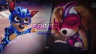 Paw Patrol Mighty Movie Right Here Skase Edit🩷💙🐾 [upl. by Citron256]