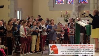 Peuple saint rassemblé pour chanter  Chant dentrée [upl. by Eniamerej536]