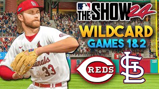 The Postseason RETURNS Wildcard Games 12  MLB The Show 24 Franchise Year 3  Ep36 [upl. by Hametaf]