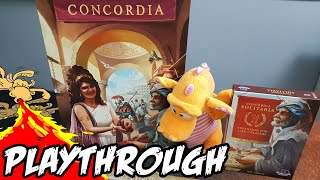 Concordia Solitaria  Solo Playthrough [upl. by Mailliw]