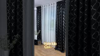 Zasłony w asymetryczne wzory na taśmie wnętrza dekoracjedodomu decor homedecor zasłony curtain [upl. by Siseneg]