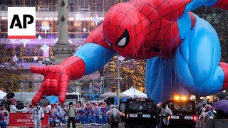 Macy’s Thanksgiving Day Parade kicks off a century after its first trip through Manhattan [upl. by Hardner]