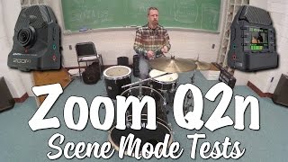 Zoom Q2n Scene Modes Testing [upl. by Kreda]