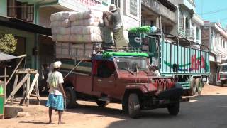 MOULMEIN TRUCKS BURMA MYANMAR 2010 [upl. by Hamimej]