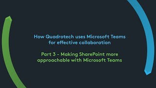 Making SharePoint more approachable with Microsoft Teams [upl. by Sito]