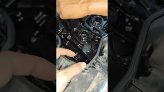 valve cover gasket replacement howto mechanic usacars🇺🇸 [upl. by Ahsinam676]