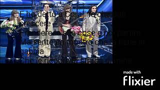 KARAOKE CORALINE 2022 MANESKIN sanremo [upl. by Chev73]