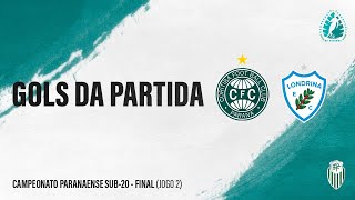 Os Gols de Coritiba X Londrina  Final do Paranaense Sub20 2023 [upl. by Zimmermann]