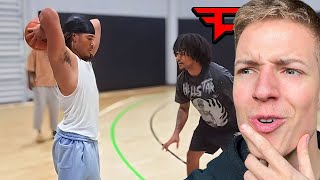 GIVE HIM HIS RESPECT NOW  Reacting To Plaqueboymax VS D1 NBA PROSPECT Elliot Cadeau Basketball 1v1 [upl. by Orimisac]