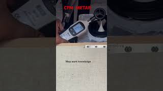 CFM anemometer cfm check hvac central air conditioning airconditioning [upl. by Tracy821]