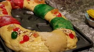 ROSCA DE REYES RECETA FACILCOMO HACER [upl. by Halueb]