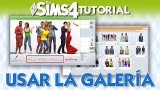 Como usar la Galería en Los Sims 4 Tutorial  Trucos y Consejos [upl. by Bainter]