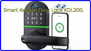 REVIEW 2024 Smart Keypad Door Lock KDL200 ESSENTIAL details [upl. by Atteynek]