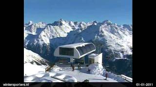 Sölden  Ötztal Arena Langegg webcam time lapse 20102011 [upl. by Carney]